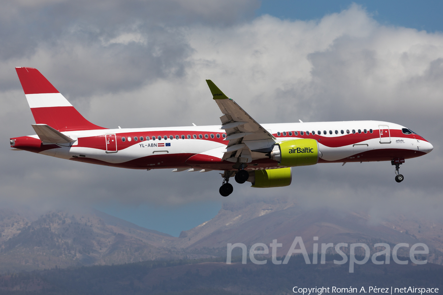 airBaltic Airbus A220-300 (YL-ABN) | Photo 614760