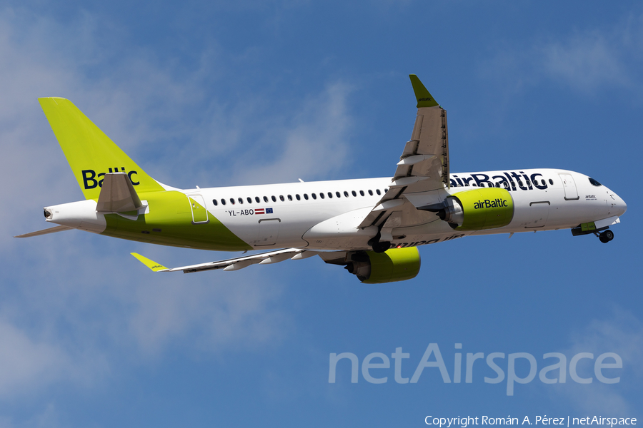 airBaltic Airbus A220-300 (YL-ABO) | Photo 614566