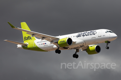 airBaltic Airbus A220-300 (YL-ABR) at  Tenerife Sur - Reina Sofia, Spain