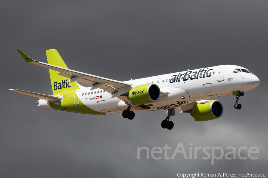 airBaltic Airbus A220-300 (YL-ABR) | Photo 615160
