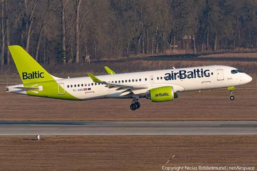 airBaltic Airbus A220-300 (YL-ABS) | Photo 665029