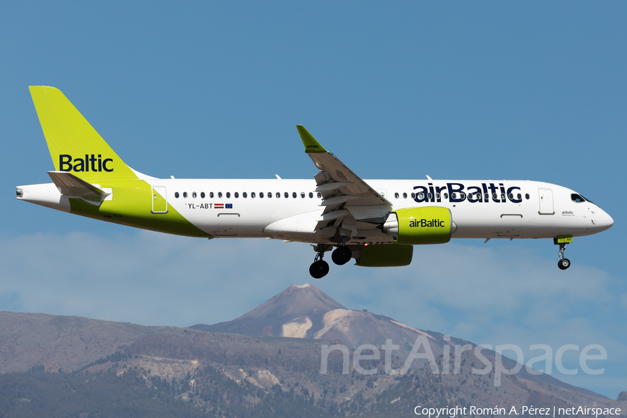 airBaltic Airbus A220-300 (YL-ABT) | Photo 614576
