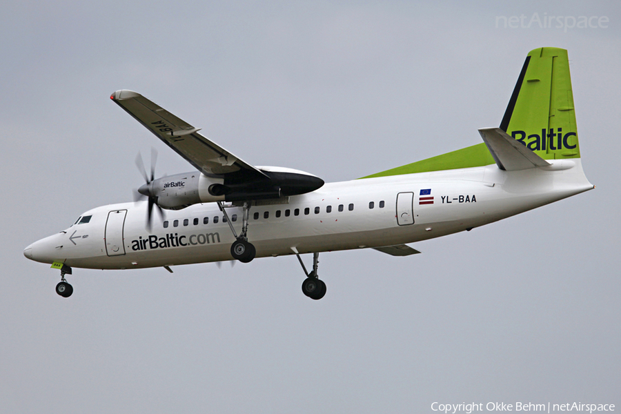 airBaltic Fokker 50 (YL-BAA) | Photo 58139