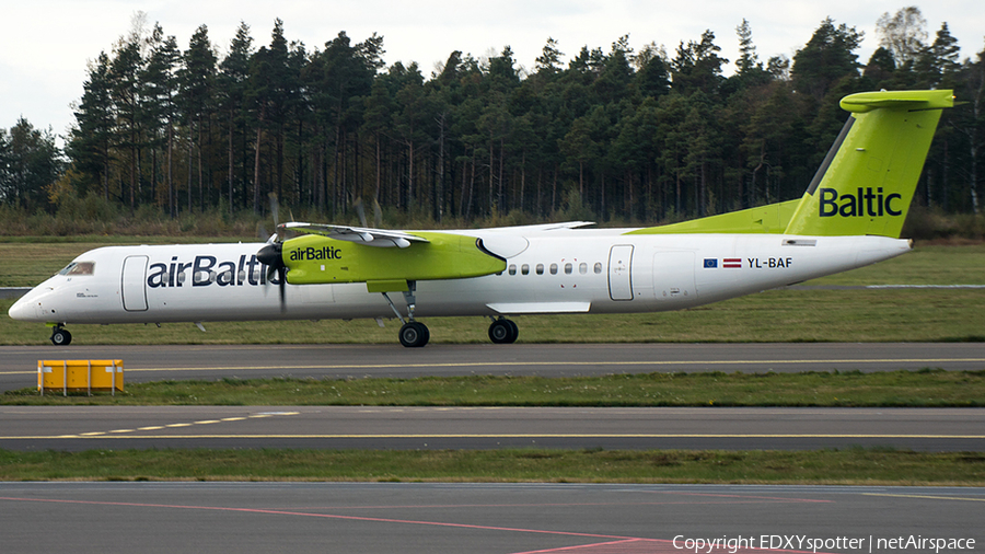 airBaltic Bombardier DHC-8-402Q (YL-BAF) | Photo 351993