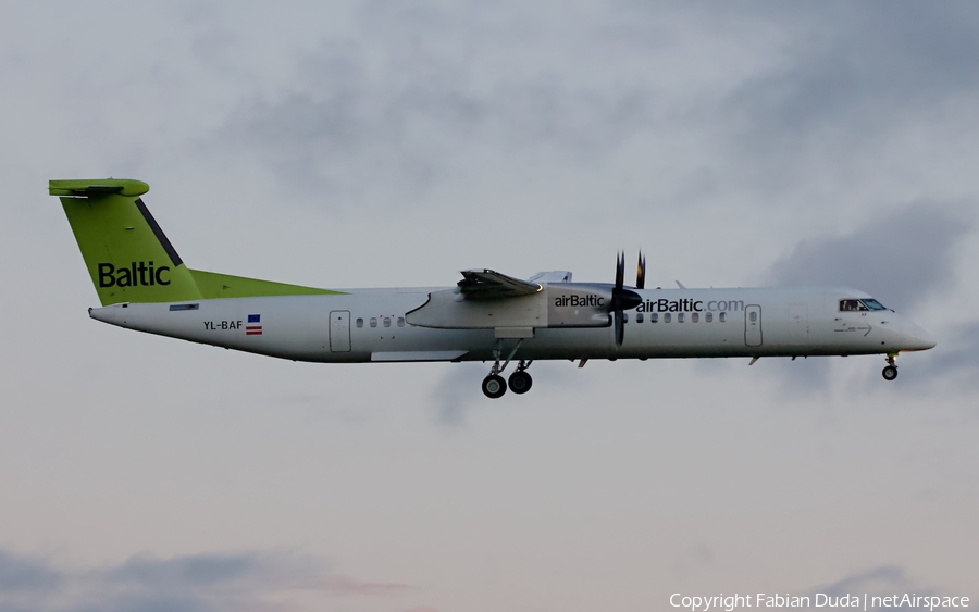airBaltic Bombardier DHC-8-402Q (YL-BAF) | Photo 268345