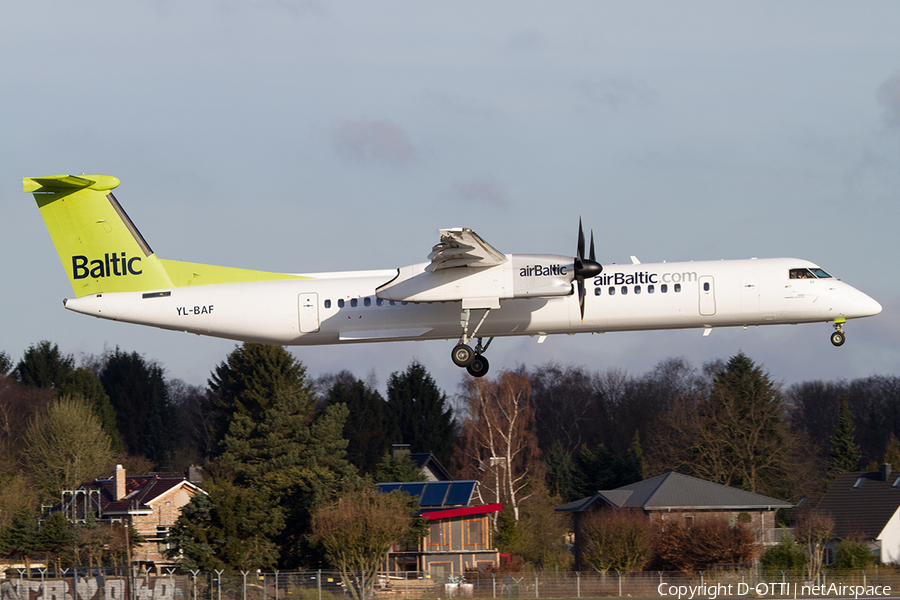 airBaltic Bombardier DHC-8-402Q (YL-BAF) | Photo 486409