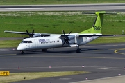 airBaltic Bombardier DHC-8-402Q (YL-BAH) at  Dusseldorf - International, Germany