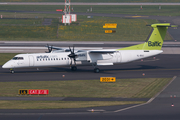 airBaltic Bombardier DHC-8-402Q (YL-BAJ) at  Dusseldorf - International, Germany