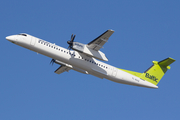 airBaltic Bombardier DHC-8-402Q (YL-BAQ) at  Dusseldorf - International, Germany