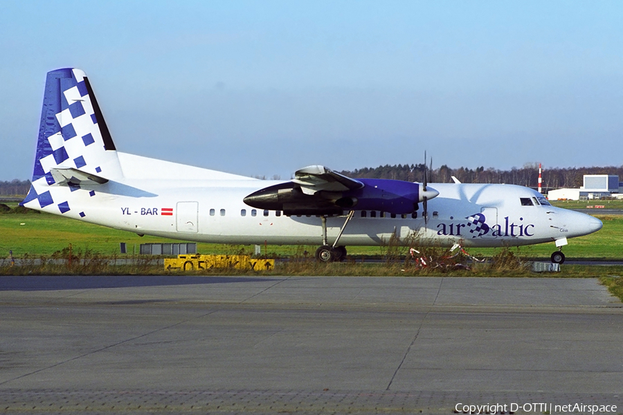 airBaltic Fokker 50 (YL-BAR) | Photo 369349