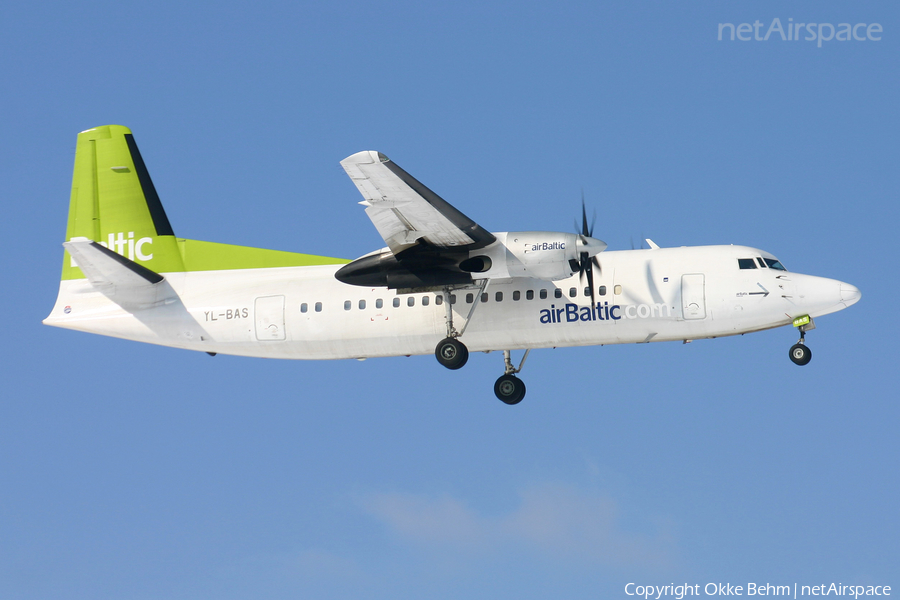 airBaltic Fokker 50 (YL-BAS) | Photo 38614