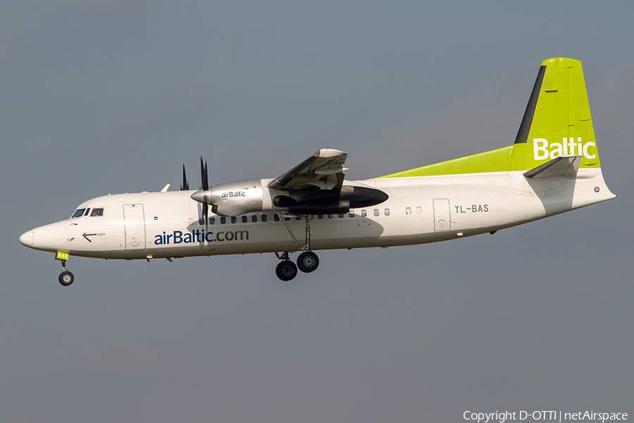 airBaltic Fokker 50 (YL-BAS) | Photo 291712