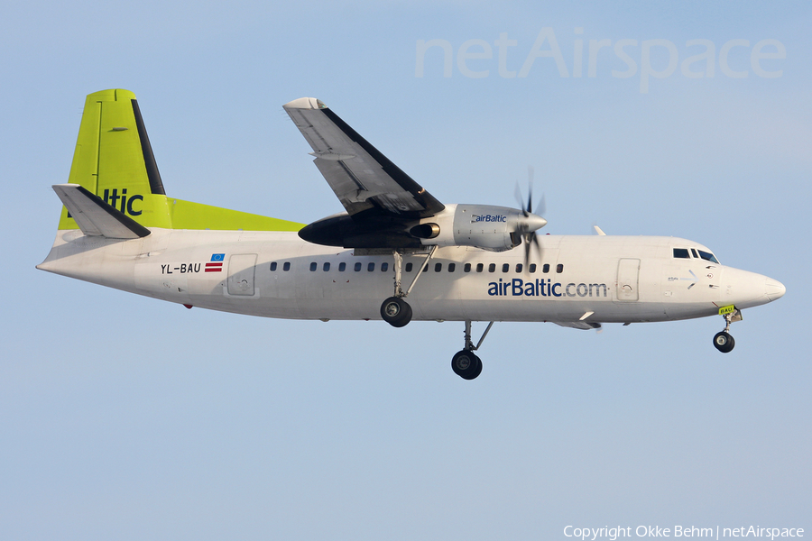 airBaltic Fokker 50 (YL-BAU) | Photo 369197