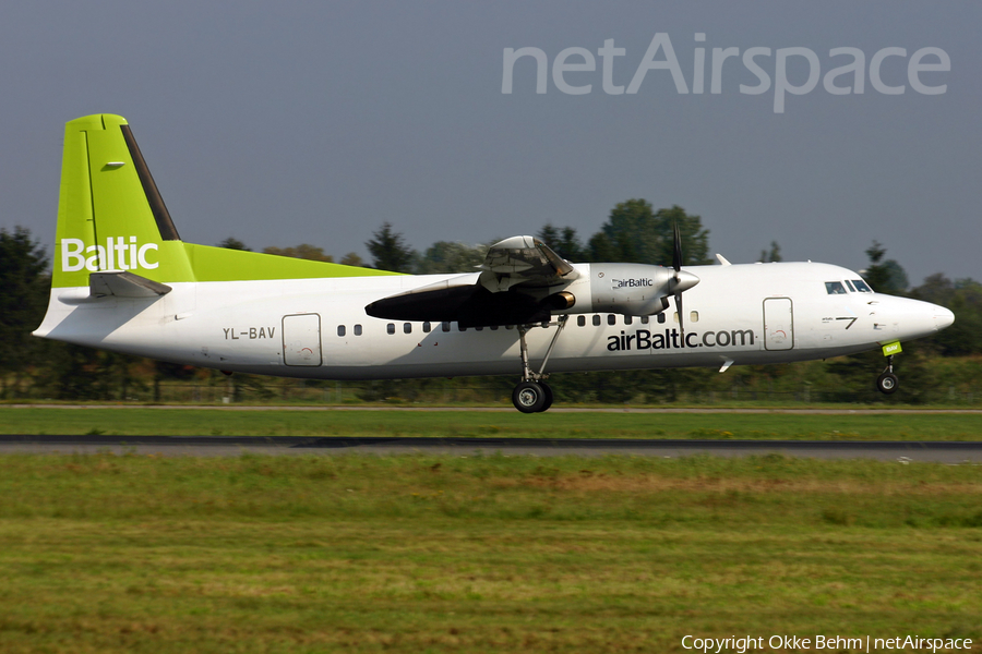 airBaltic Fokker 50 (YL-BAV) | Photo 193228