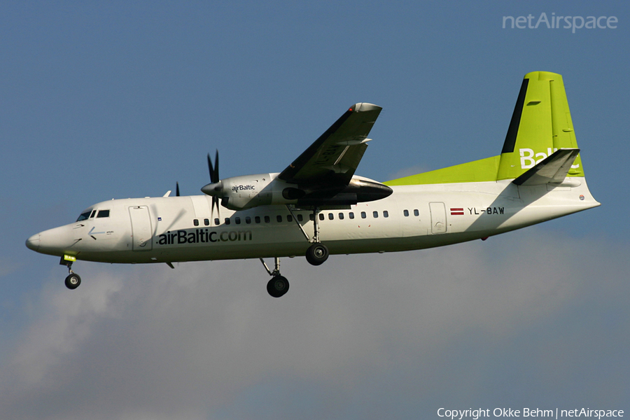 airBaltic Fokker 50 (YL-BAW) | Photo 58147