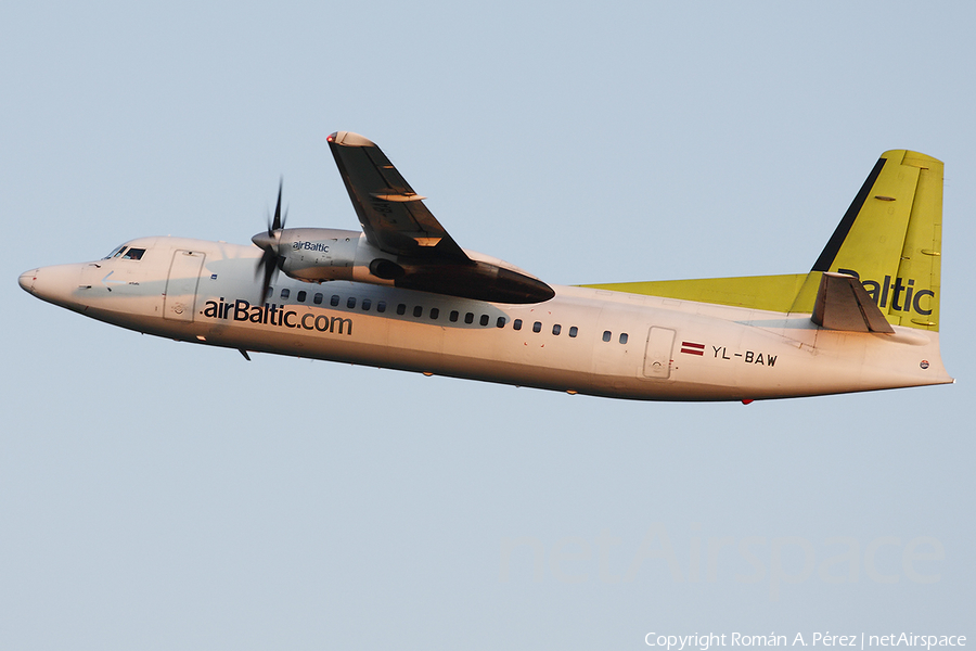 airBaltic Fokker 50 (YL-BAW) | Photo 283294