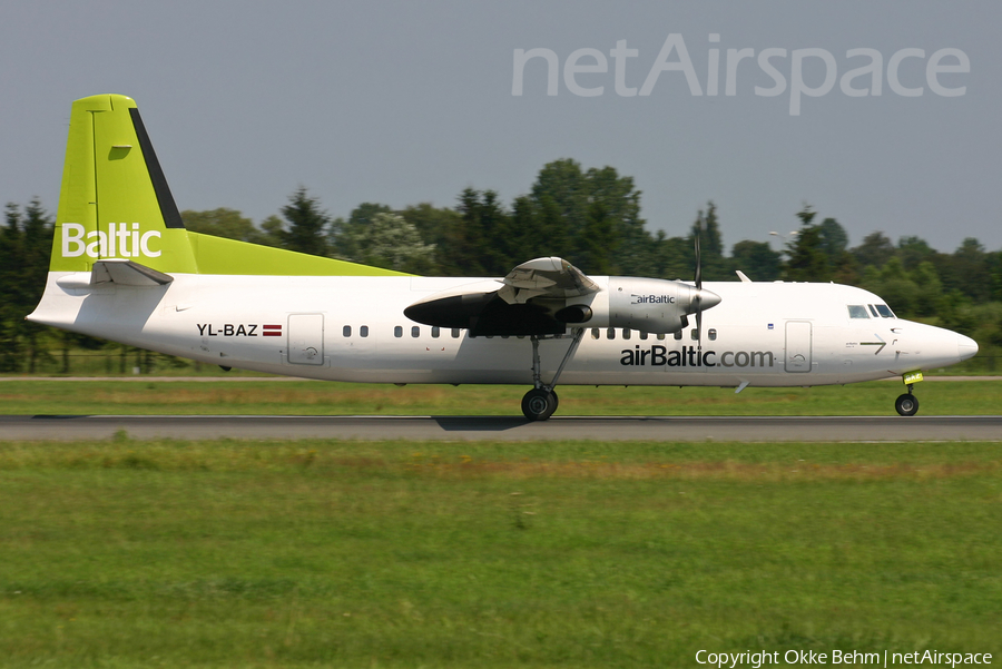 airBaltic Fokker 50 (YL-BAZ) | Photo 193230