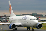 airBaltic Boeing 737-505 (YL-BBA) at  Manchester - International (Ringway), United Kingdom