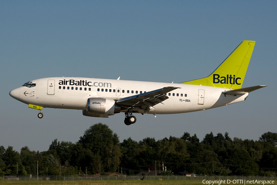 airBaltic Boeing 737-505 (YL-BBA) | Photo 267595