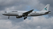 Tailwind Airlines Airbus A320-211 (YL-BBC) at  Dusseldorf - International, Germany