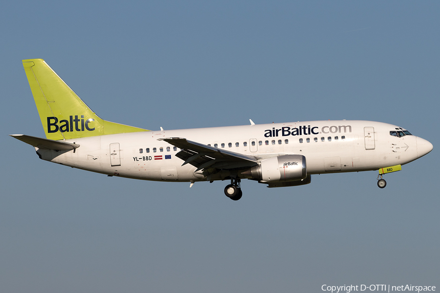airBaltic Boeing 737-53S (YL-BBD) | Photo 605350