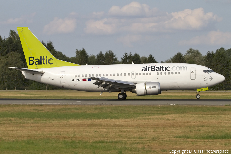 airBaltic Boeing 737-53S (YL-BBD) | Photo 449640