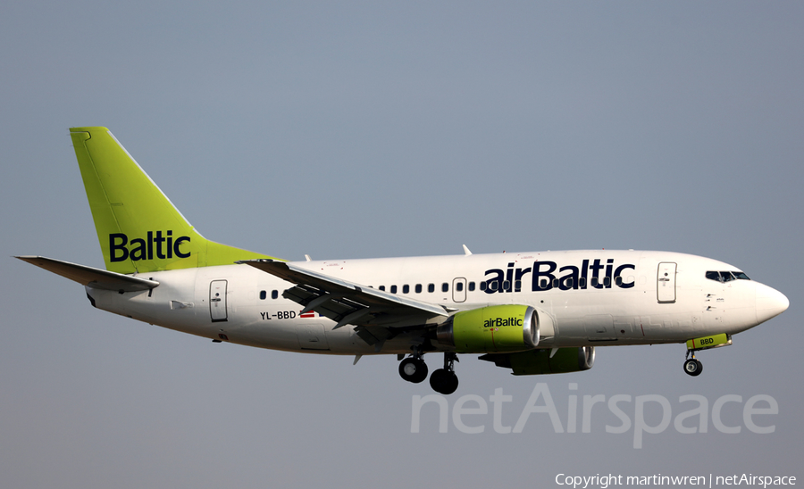 airBaltic Boeing 737-53S (YL-BBD) | Photo 314413