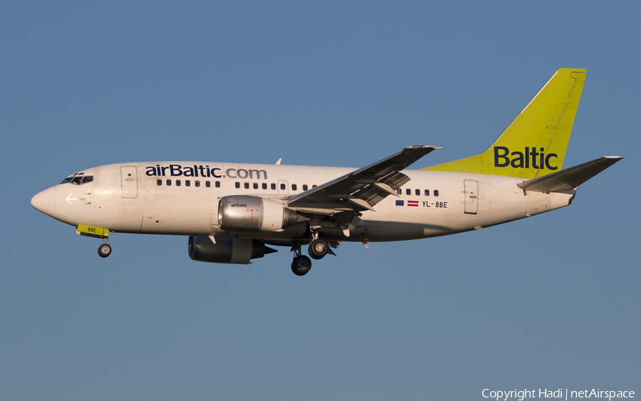 airBaltic Boeing 737-53S (YL-BBE) | Photo 125302