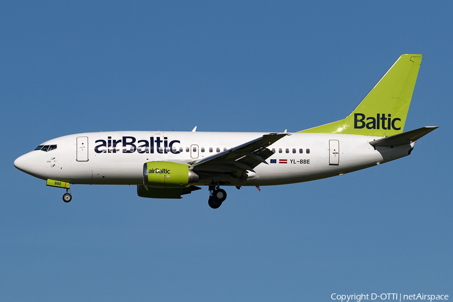 airBaltic Boeing 737-53S (YL-BBE) | Photo 167664