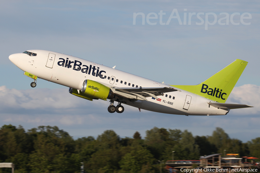 airBaltic Boeing 737-53S (YL-BBE) | Photo 324103