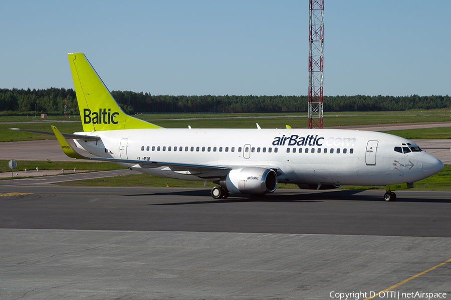 airBaltic Boeing 737-33A (YL-BBI) | Photo 275080