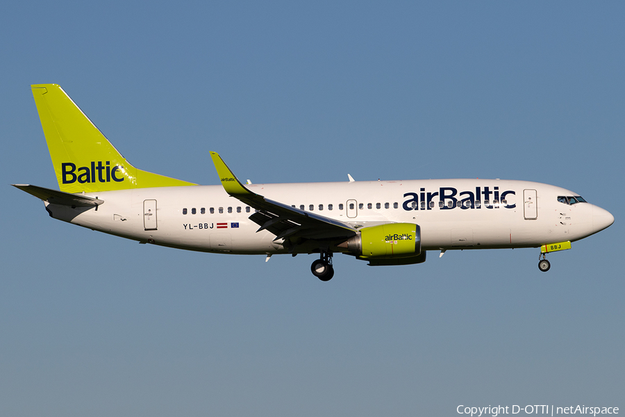 airBaltic Boeing 737-36Q (YL-BBJ) | Photo 243869
