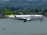 airBaltic Boeing 737-33V (YL-BBL) at  Corfu - International, Greece