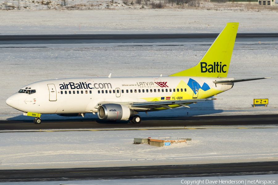 airBaltic Boeing 737-522 (YL-BBN) | Photo 144230