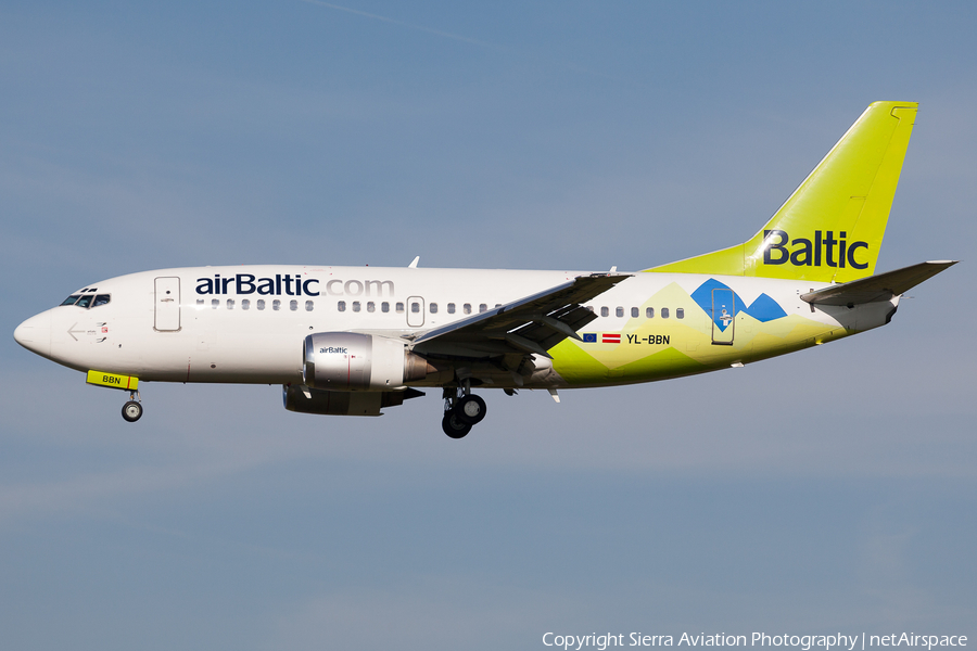 airBaltic Boeing 737-522 (YL-BBN) | Photo 502364