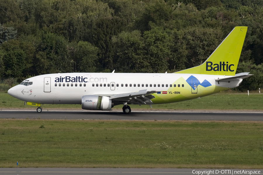 airBaltic Boeing 737-522 (YL-BBN) | Photo 449415