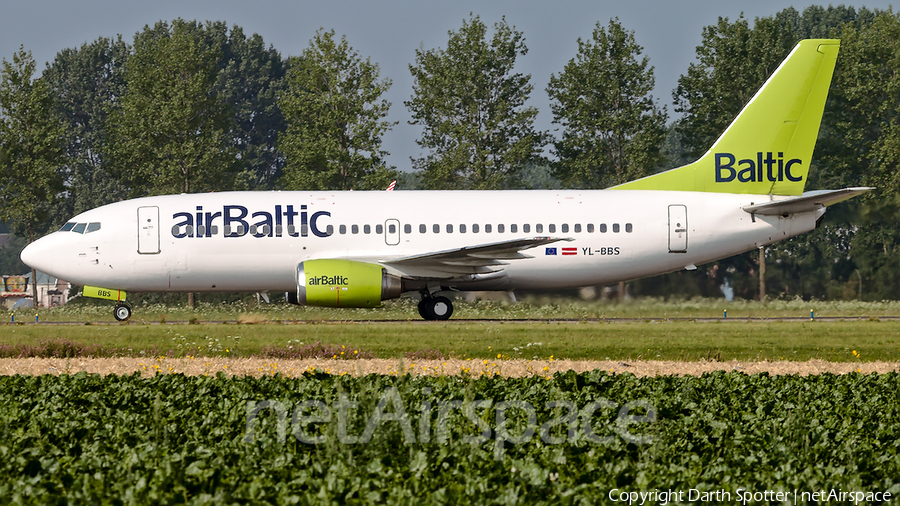 airBaltic Boeing 737-31S (YL-BBS) | Photo 378404