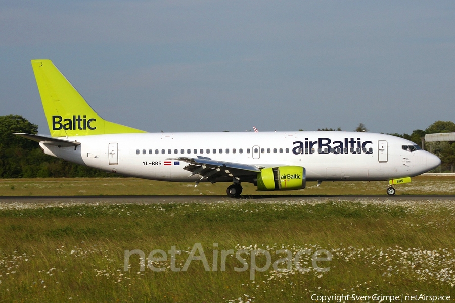 airBaltic Boeing 737-31S (YL-BBS) | Photo 325650