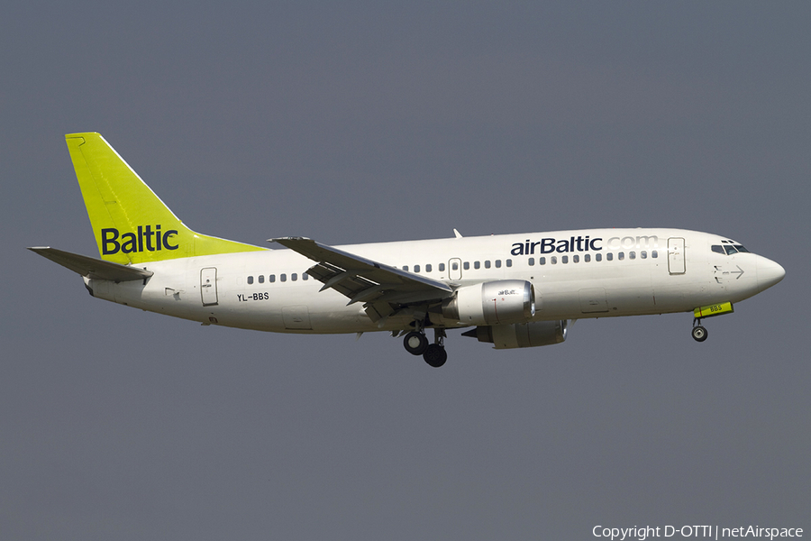 airBaltic Boeing 737-31S (YL-BBS) | Photo 288632