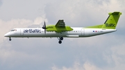 airBaltic Bombardier DHC-8-402Q (YL-BBT) at  Dusseldorf - International, Germany