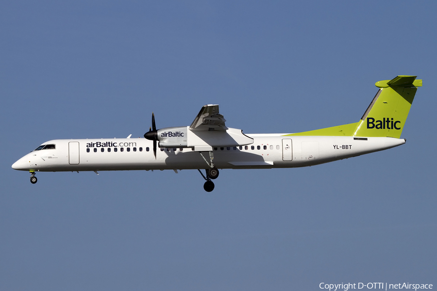 airBaltic Bombardier DHC-8-402Q (YL-BBT) | Photo 408702
