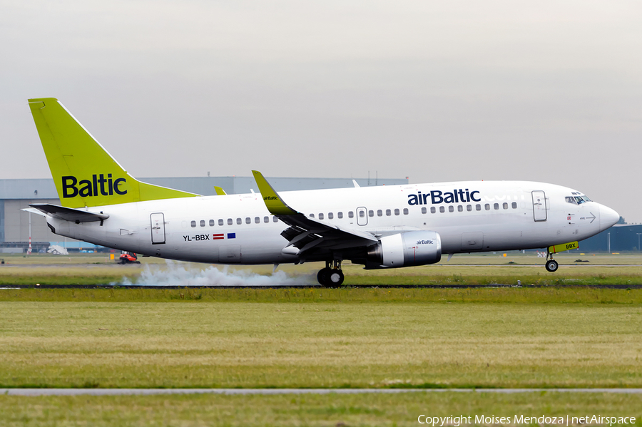 airBaltic Boeing 737-36Q (YL-BBX) | Photo 115190