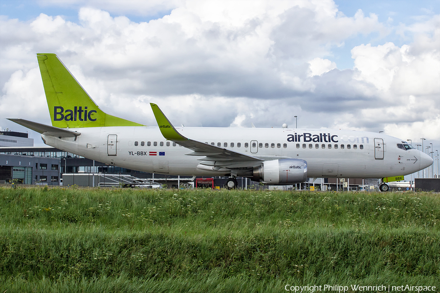 airBaltic Boeing 737-36Q (YL-BBX) | Photo 117659