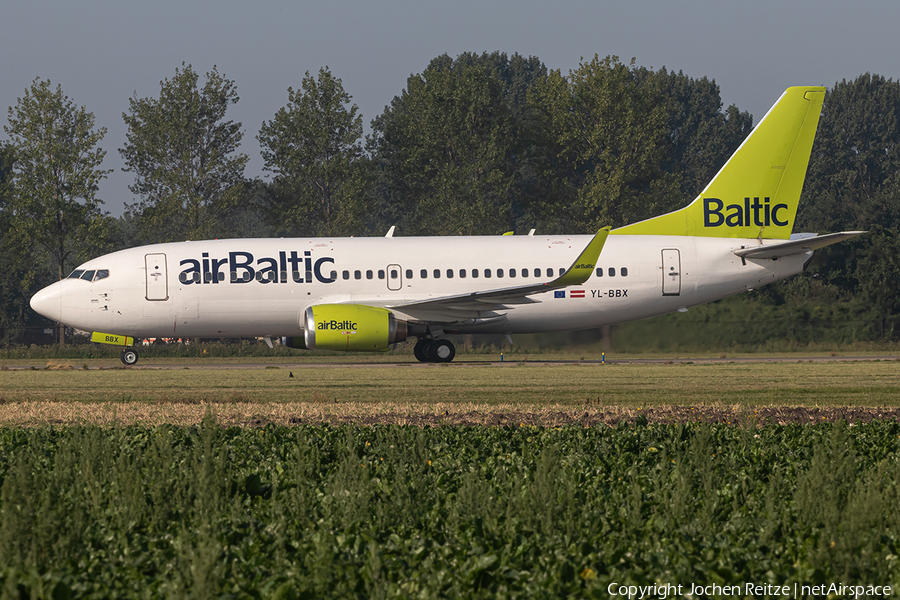 airBaltic Boeing 737-36Q (YL-BBX) | Photo 345810