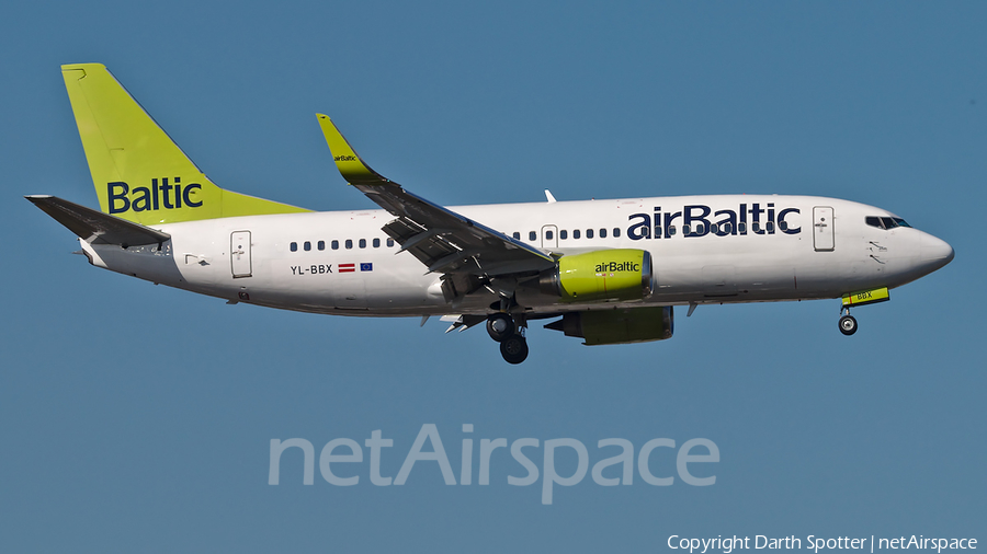 airBaltic Boeing 737-36Q (YL-BBX) | Photo 357199