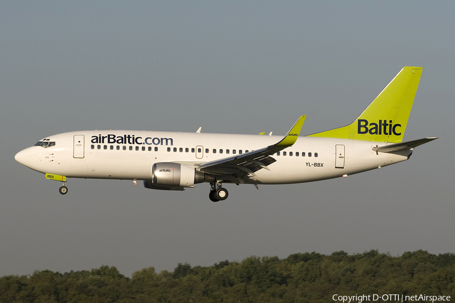 airBaltic Boeing 737-36Q (YL-BBX) | Photo 277477