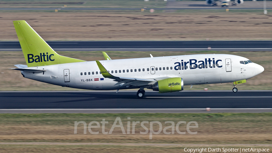 airBaltic Boeing 737-36Q (YL-BBX) | Photo 261340