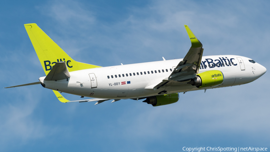 airBaltic Boeing 737-36Q (YL-BBY) | Photo 256073