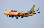 airBaltic Boeing 737-36Q (YL-BBY) at  Amsterdam - Schiphol, Netherlands