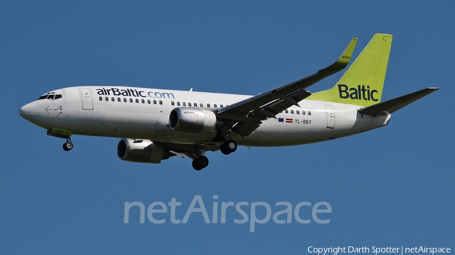 airBaltic Boeing 737-36Q (YL-BBY) | Photo 222499
